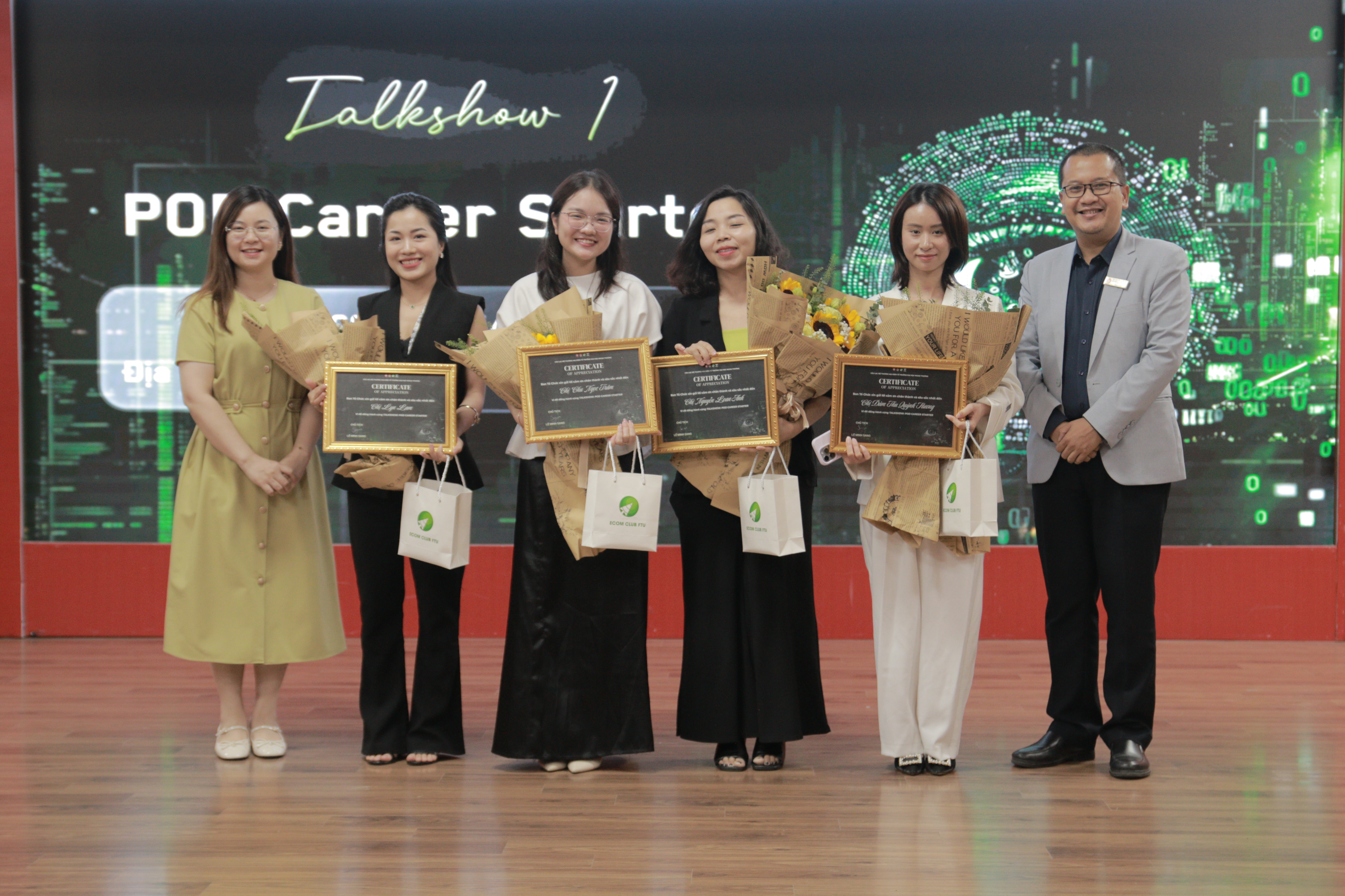 Tram Chu at POD Career Starter talkshow